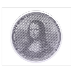 Tokelau: Icon Mona Lisa 1 oncia d'argento 2021 Prooflike