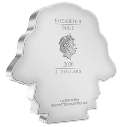 Niue: Harry Potter - Moneda Chibi de Hagrid coloreada, 1 onza de plata, 2020, Proof