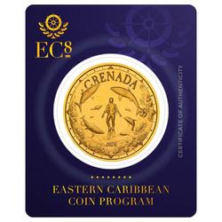 Grenada: Shark Diver – Oro 1 onza 2024 Proof