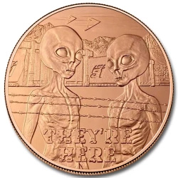 Area 51 „Jsou tady“ 1 unce mědi