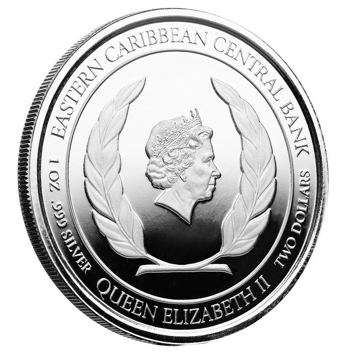 Montserrat Blue Sea Turtle coloured 1 oz Silver 2022 Proof Coin