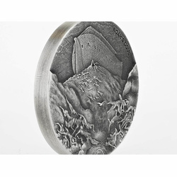 Niue : Biblical - Noah's Dove 2 onces d'argent 2018 Proof Antiqued Coin