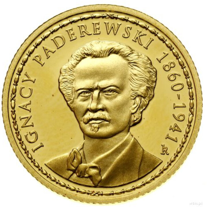  Niue: Padres de la Independencia Polaca - Ignacy Paderewski 1/4 oz Gold 2018 Proof