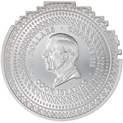 Îles Cook : Reconstruction - Éléphant 2 onces d'argent 2024 Proof Haut relief