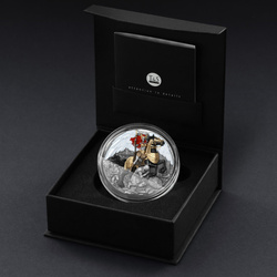 Niue: Valkyrie Gilded 2 oz Silver 2025 Antiqued Coin