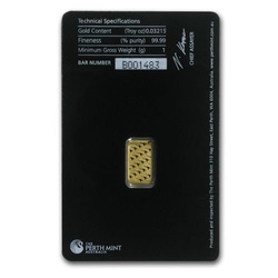 The Perth Mint: Sztabka 1 g Złota