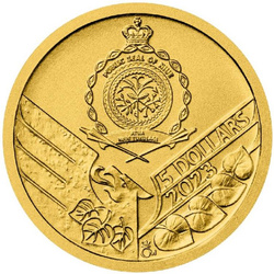 Niue: Czech Lion 1/25 oz Gold 2023