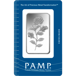 Pamp Suisse Rosa 1 uncia ezüsttömb