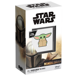 Niue: Star Wars – Grogu Chibi Colorized 1 oz Silver Coin (2021, Proof)