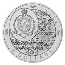 Zestaw 2 monet Niue: Czech Lion and Slovakia Eagle 2 x 1 uncja Srebra 2023