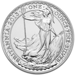 Britannia 1 uncja Srebra 2013