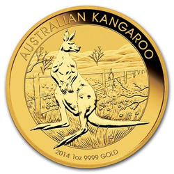 Canguro australiano 1 oncia d'oro 2014