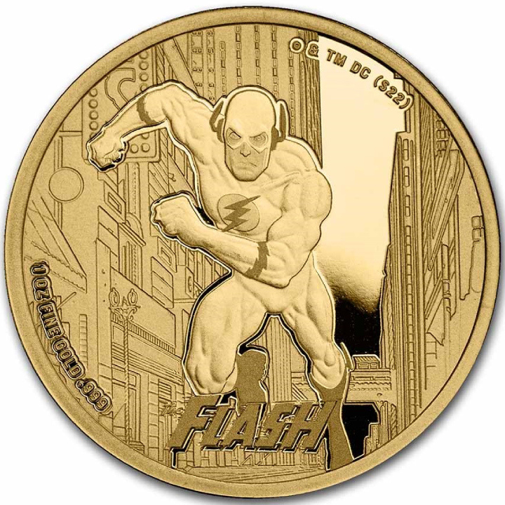 Samoa: DC Comics - The Flash 1 oz Gold 2023