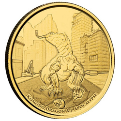 Tokelau: Komodo Dragon A.I. Apocalypse 1 oz Gold 2022 Proof Coin