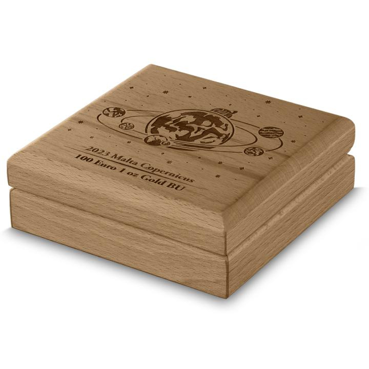 Malta: Copérnico 1 oz Plata 2023 Acabado Antiguo