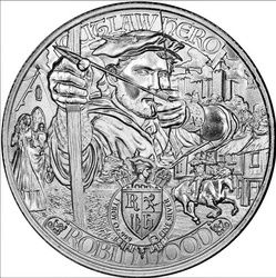 Niue: Robin Hood 1 oz Plata 2021