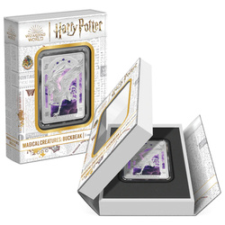 Niue: Harry Potter - Creature magiche “Buckbeak” colorato 1 oncia d'argento 2023 Proof