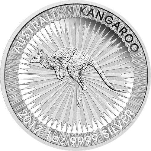 Australijski Kangur 1 uncja Srebra 2017