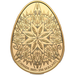 Canada : Œuf de Pâques 250 d'or 2025 Proof