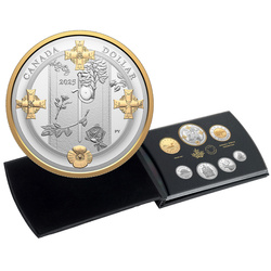 Kanada szett: Az Ismeretlen Katona Sírja 7 ezüst érme 2025 Proof