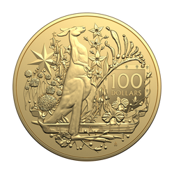 Australia’s Coat of Arms 1 uncja Złota 2021
