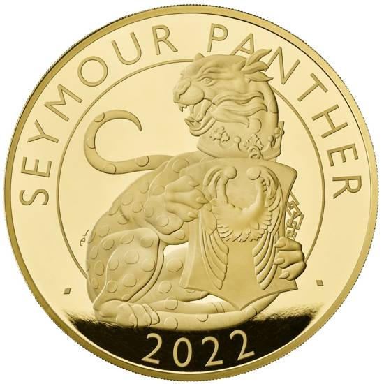 The Royal Tudor Beasts: Seymour Panther 1000 gramów Złota 2022 Proof