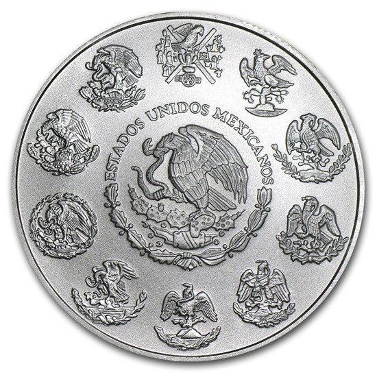 Meksykańska Bogini Wolności 1 uncja Srebra 2012