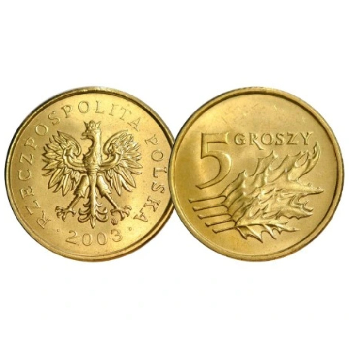 Banco Nacional de Polonia: 5 penny Bank Roll (50 piezas) - Varios Anuarios