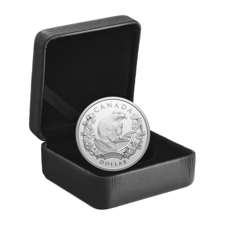 Canada: 50th Anniversary of the Beaver as an Official Symbol $1 Silver Coin 2025 Proof