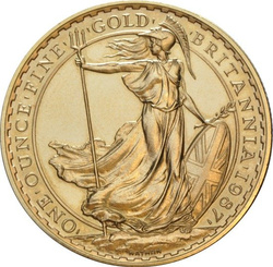 Britannia 1 oncia d'oro 1987