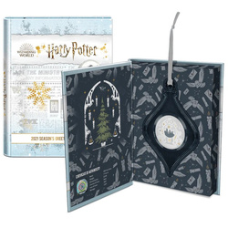 Niue: Harry Potter - Season’s Greetings coloured 1 oz Silber 2021 Proof