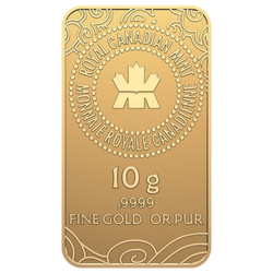 Lingot Monnaie royale canadienne Année lunaire du Serpent 10 g or 2025