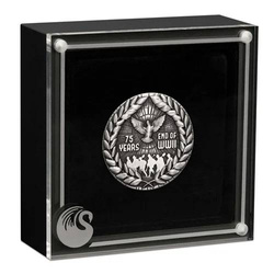 End of World War II 75th Anniversary 2020 2 oz Silber Antiqued Coin