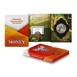 Germania 2 oz Silver 2023 Gilded Coin ANA Edition