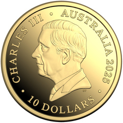60th Anniversary of the Royal Australian Mint $10 Złoto 2025 Proof "C" Mintmark