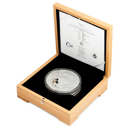 Niue: Leone ceco 3000 grammi d'argento 2023 Proof Hologram