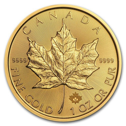 Canadian Maple Leaf 1 oz Gold 2018