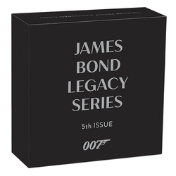 Tuvalu: James Bond Legacy 5th issue - Daniel Craig colored 1 oz Silver 2024 Proof