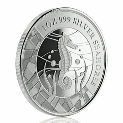 Samoa: Seahorse 1 oz Silver 2018