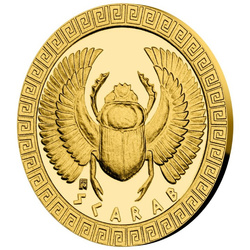 Niue: Criaturas Míticas - Scarabeus $5 Złoto 2022 Proof