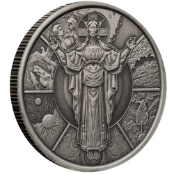 Samoa: The Creator 1/2 onza Plata 2024 Moneda Antigua