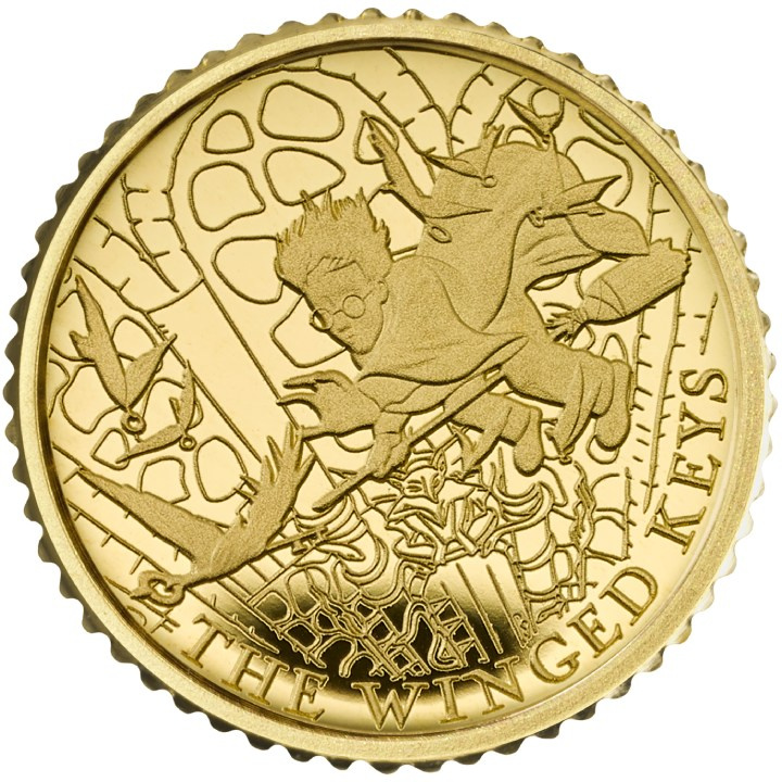 Harry Potter: Winged Keys 1/40 oz Gold 2024 Proof