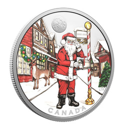 Kanada: Dear Santa koloriert 1 Unze Silber 2025 Proof
