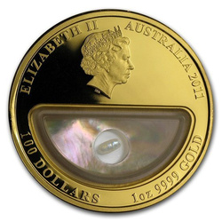 Tesoros de Australia: Pearl 1 oz Oro 2011 Proof