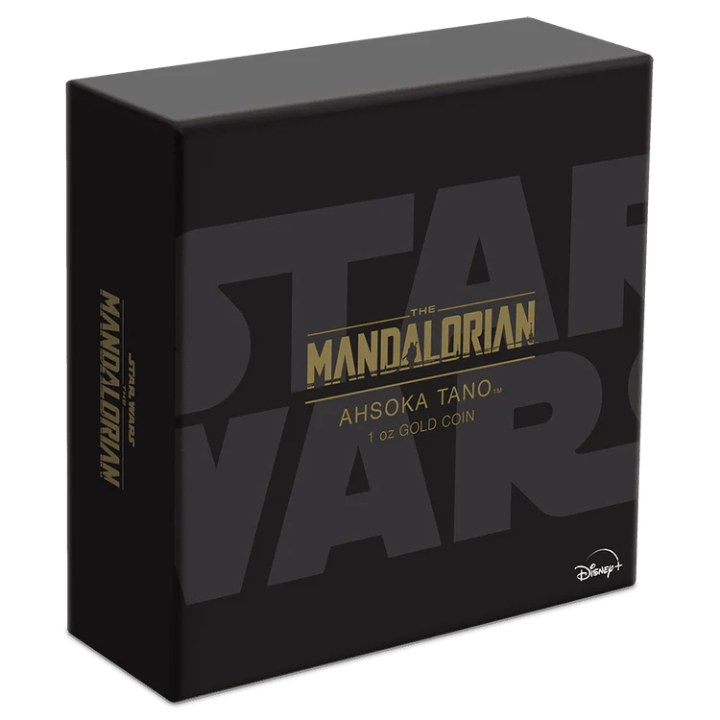 Niue: Star Wars El Mandaloriano - Ahsoka Tano 1 oz Oro 2022 Proof