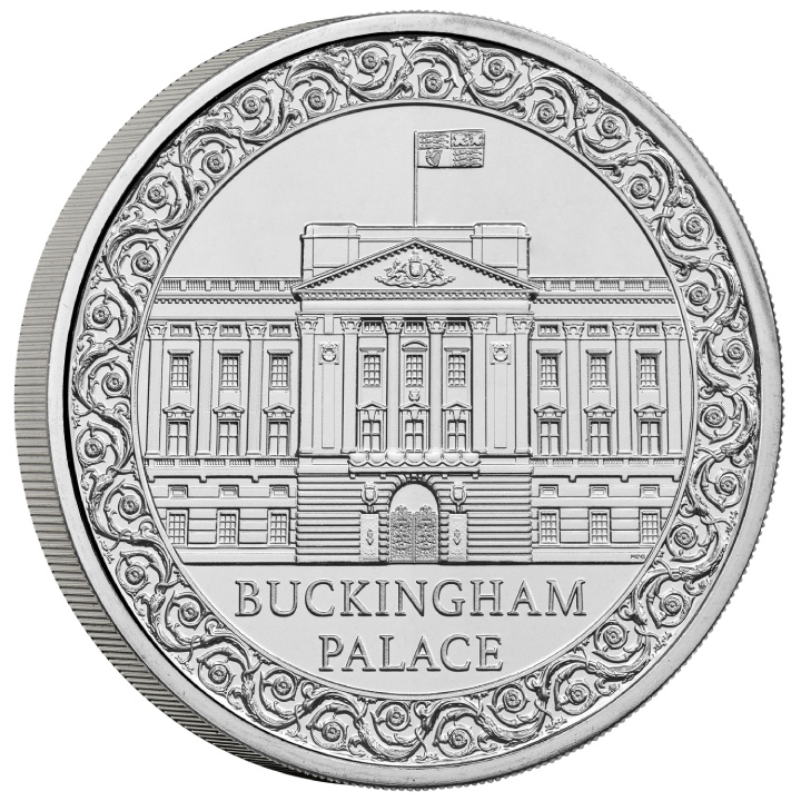 Buckingham Palace £5 rame-nichel 2024
