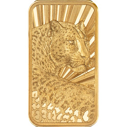 Gold Bar-Coin Barre de Luxe - Leopard 0.5 g Gold 2026 Proof