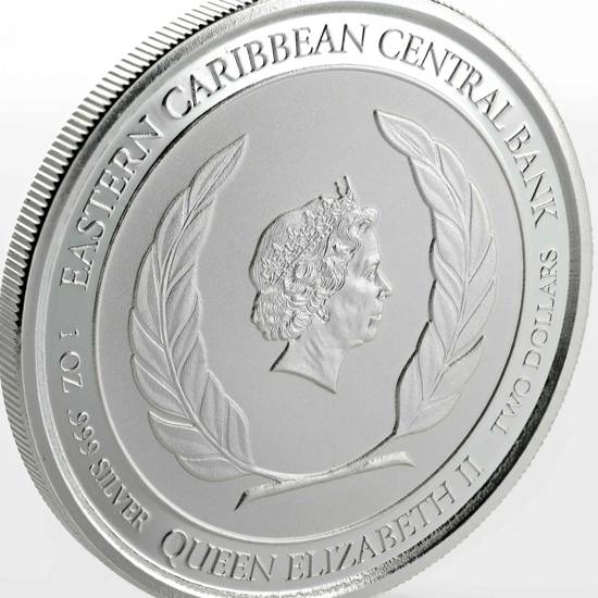 Anguila: Langosta 1 oz Plata 2019