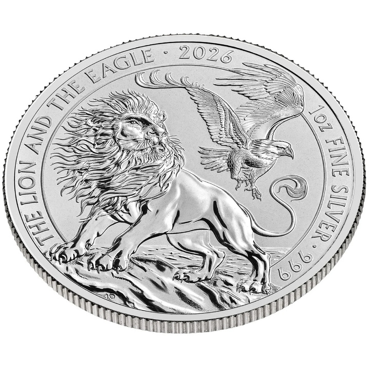 The Lion and The Eagle 1 oz Silver 2026