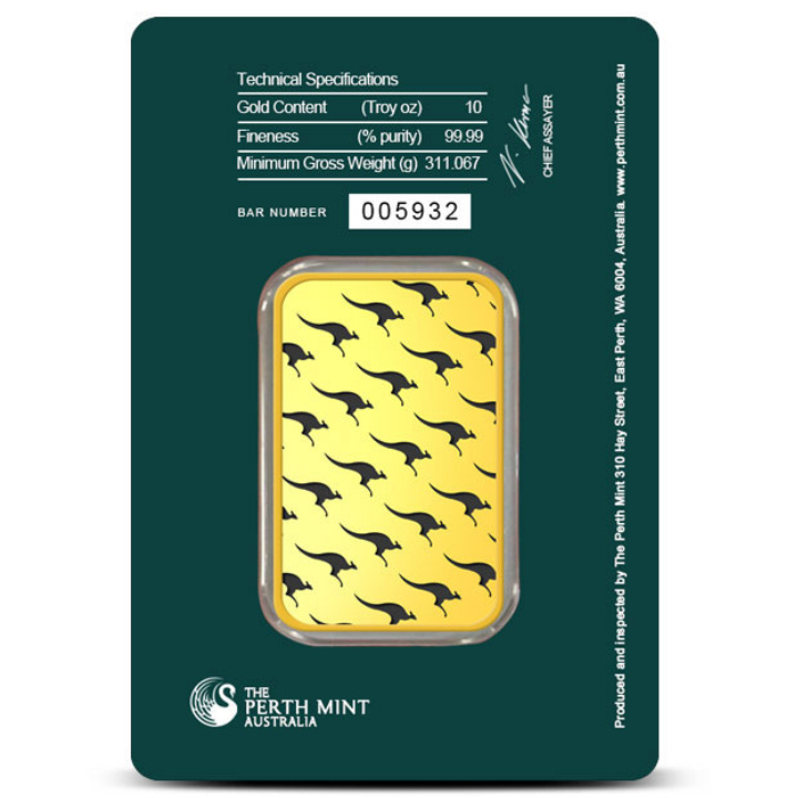 The Perth Mint 10 oz Goldbarren